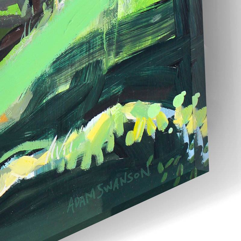 Art mural en verre Millwood Pines «Page By Page» par Adam Swanson, H 12 po x l 16 po x P 0,13 po