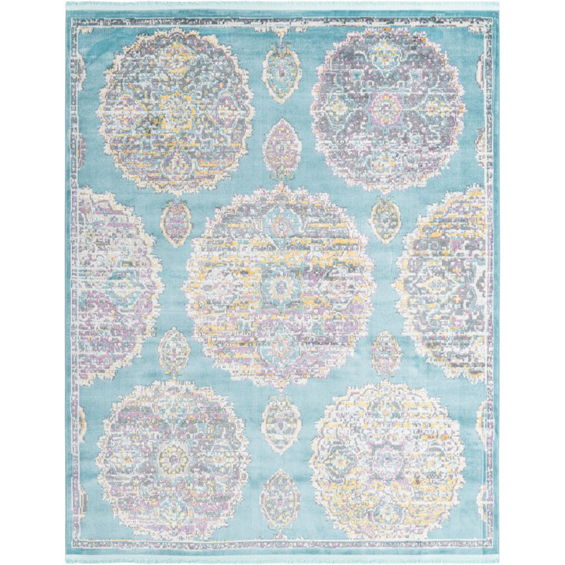 Paragon Floral Indoor Rug, Rectangle 8'2" x 10'