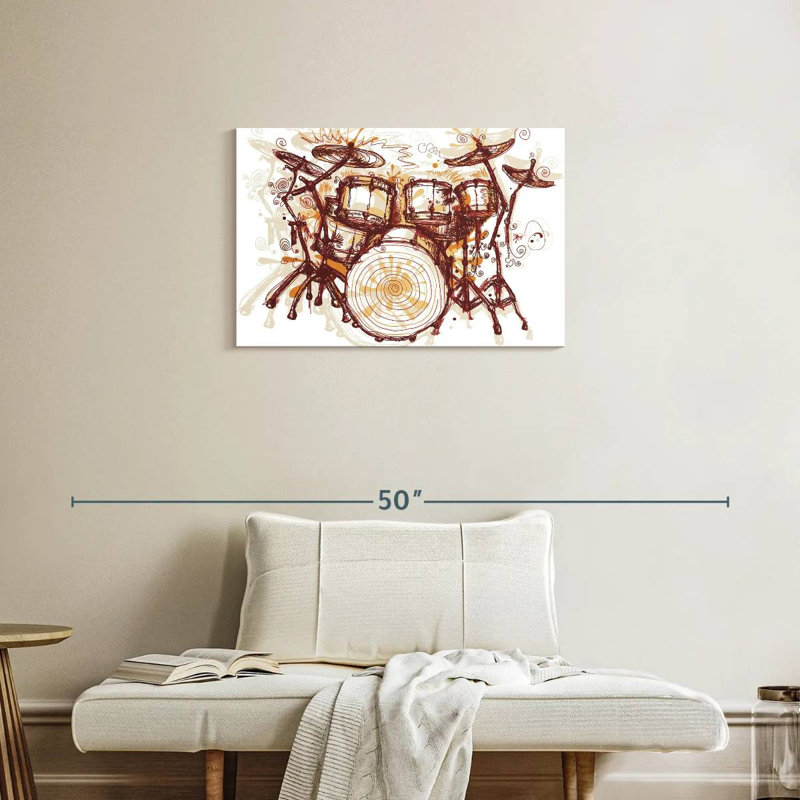 Abarca Splashing Drums, 20" H x 30" W