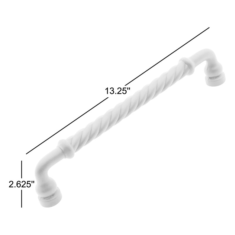 Poignée d'électroménager 12 "Rope Twist de centre à centre PH Series, Bronze huilé