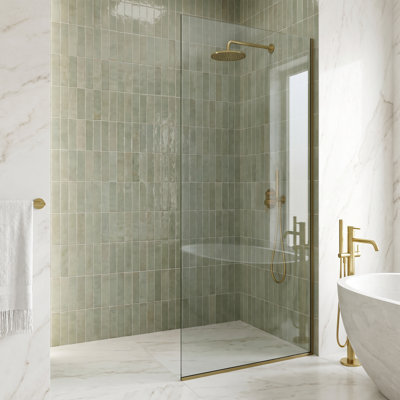 Zenith Frameless Fixed Shower Screen