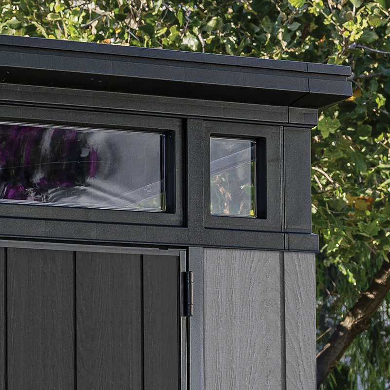 Keter Artisan 9 ft. W x 7 ft. D Pent Outdoor Garden Shed