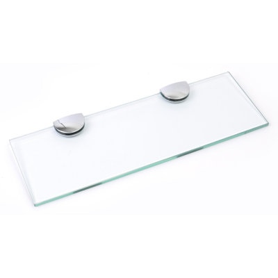 Fanniemae Glass Floating Shelf with Adjustable Shelves