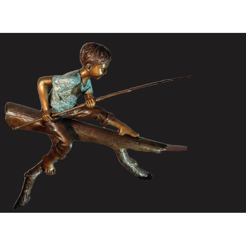 Bronze, garçon de pêche