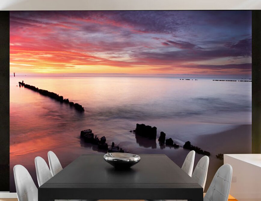 Tapete Sunrise on the Baltic Sea 2,7 m x 350 cm