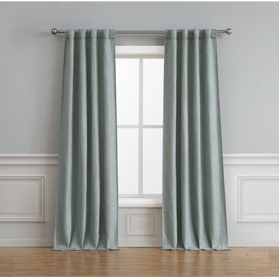 Gracie Oaks Hemphill Polyester Room Darkening Curtain Pair & Reviews ...