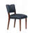 Midnight Blue Faux Leather Dining Chair - Set Of 2