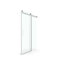 Porte de douche coulissante simple sans cadre à fermeture en douceur de 56 à 60 po x H 76 po, verre trempé de 1/4 po (6 mm) avec revêtement antidéflagrant par livraison express