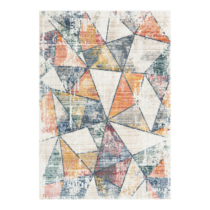 Caparro Geometric Rug, Rectangle 6'1" x 9'2"