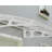 Palram - Canopia Bordeaux 29' x 5' Polycarbonate Galvanized Steel Clear Convex Stationary Door and Window Awning White/Diffused-71003103-116369227