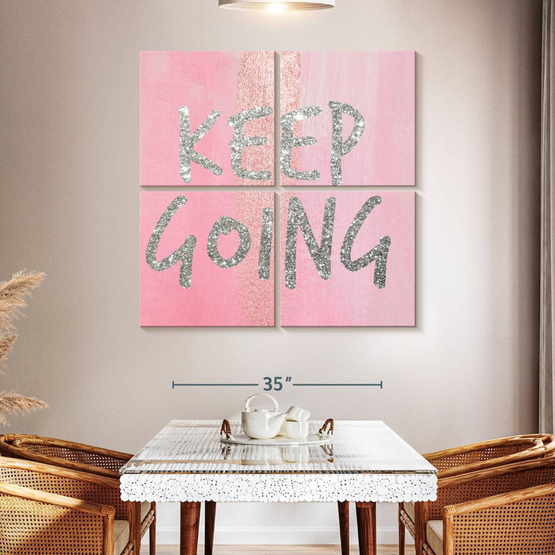 Tergel Keep Going III, 45" H x 45" W