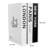 3-Piece Black And White Decorative Books Set – Stacked Book Decor For Coffee Table, Shelf, Mantel & Entryway