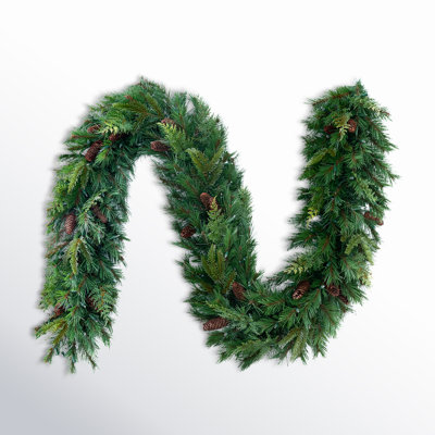 108'' in. Lighted Cedar Garland