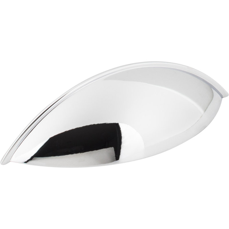 Bordeaux Cup / Bin Pull, Polished Chrome