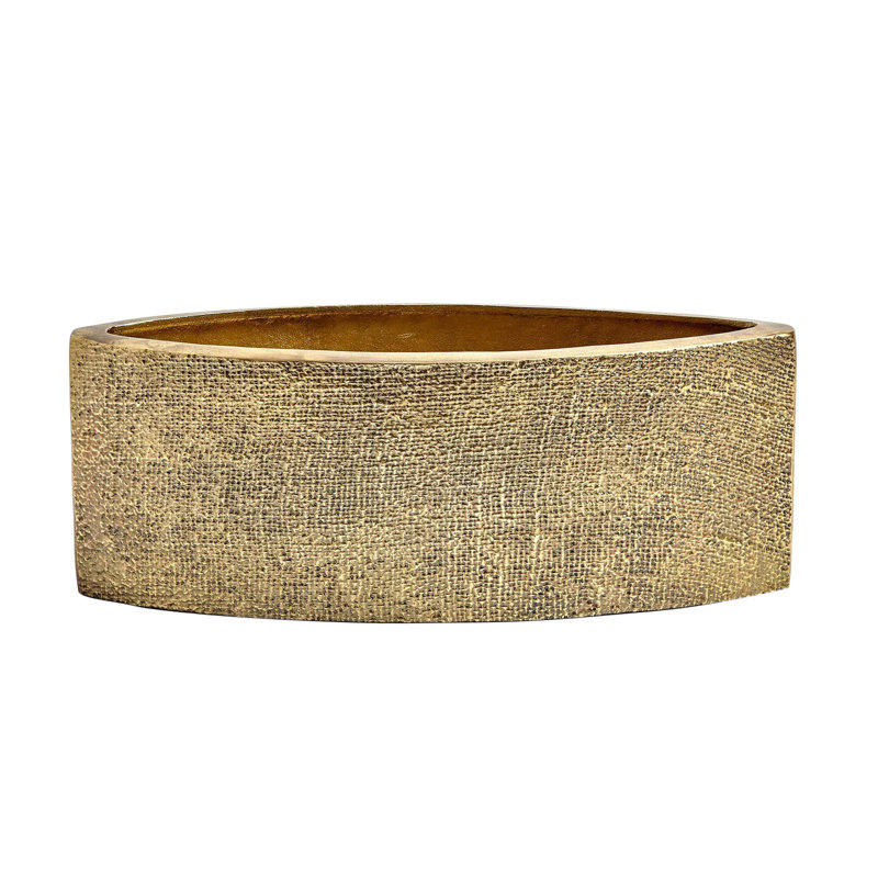 Hemp Etched Planter-Brass