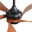 Ventilateur de plafond standard à 5 pales avec télécommande et lumière DEL Damecia-1295427712-1314893223