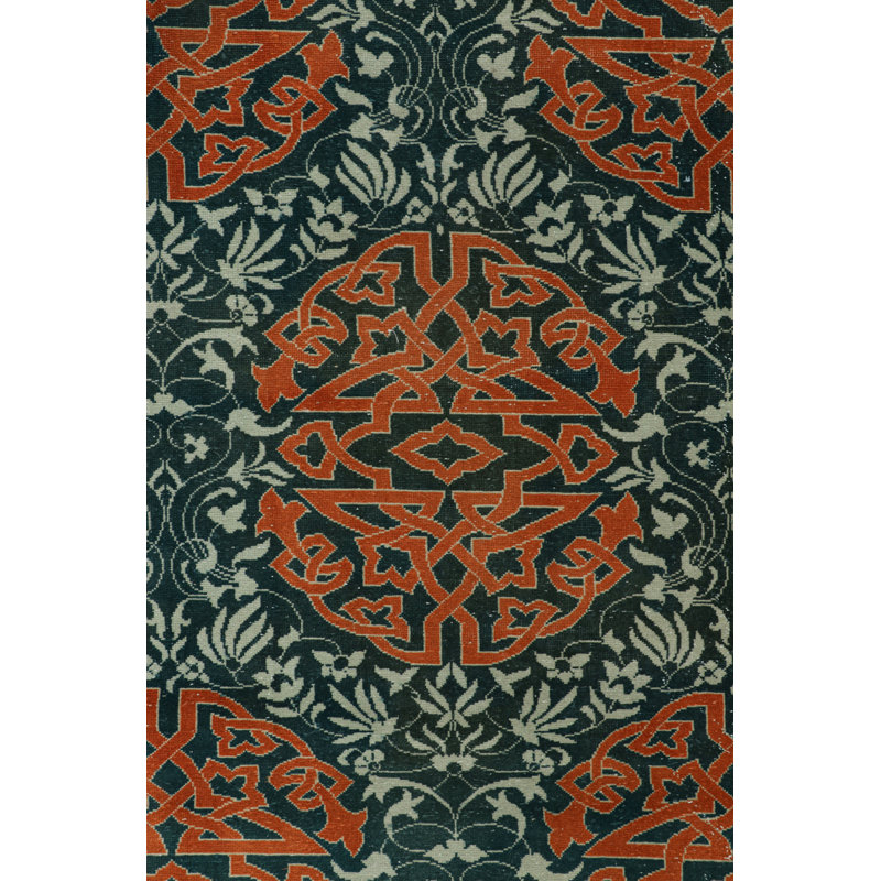 One-of-a-Kind 3'3”x9'6” Hand Knotted Area Rug