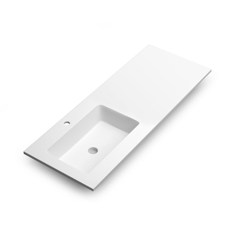 DAX 18.1'' Bathroom Sink, Matte White
