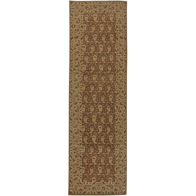 One-of-a-Kind Runner 3'2" x 10'8" Hand Knotted Area Rug