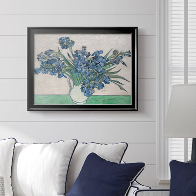 Irises-Vincent van Gogh-Framed Gallery Wrapped Canvas-1890
