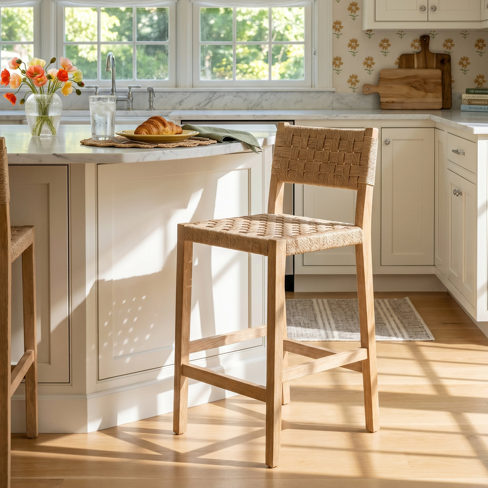 Mallory Bar Stool, Counter Stool (26" Seat Height)