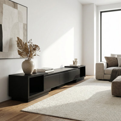 Basharat Unfinished TV Stand for TVs up to 88"