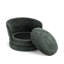 Upholstered Swivel Barrel Chair-327754452