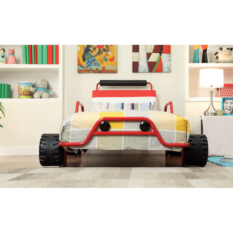 Lit voiture simple Jaymes, Rouge