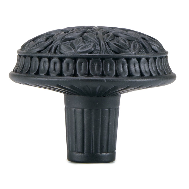 HAMPTON KNOB ; MATTE BLACK FINISH