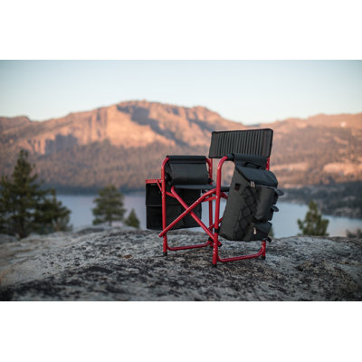 Outdoor Furniture Fusion Camping Chair with Side Table and Soft Cooler