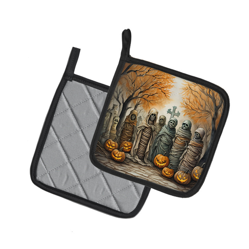 Mummies Spooky Halloween - paire de porte-casseroles