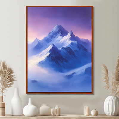 Gocio Alaska Snow Capped Summit at Twilight III - Alaska, art mural