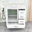 Meuble-lavabo simple autoportant en bois moderne Mateer avec grand rangement et lavabo en céramique-1634995076