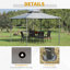 Marquita 3m x 3m Metal Patio Gazebo