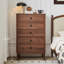 Buffet décoratif brun en bois massif