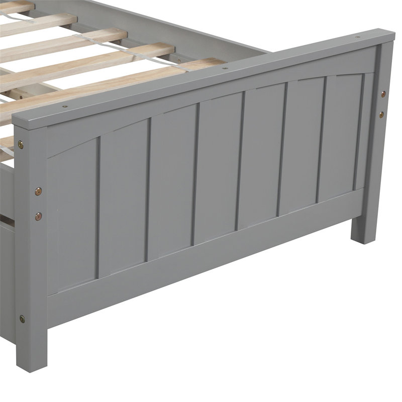 Canapé-lit convertible double 2-en-1, canapé-lit rabattable, Gris, Métal