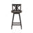 Commercial Grade Solid Wood Modern Farmhouse Swivel Barstool-911539284-911539285