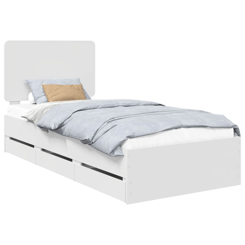 Bed, Small Single (2'6), White