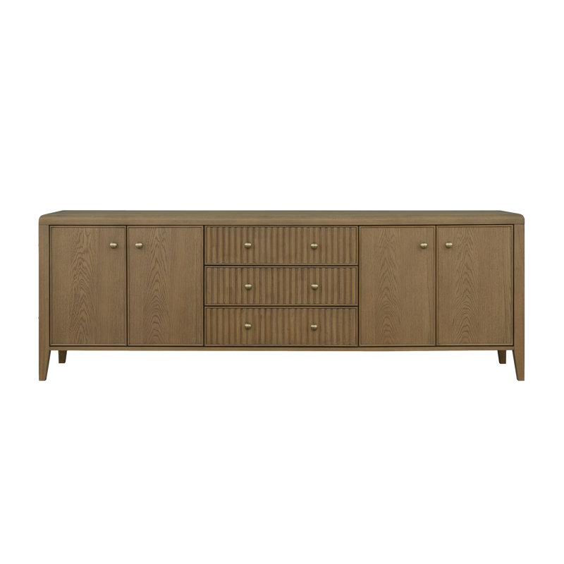 Grand meuble télé Drift, 32"H x 96"L x 18"W