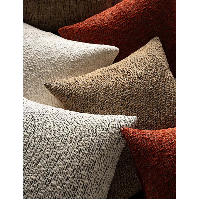 Coussin Modern, Blanc/Noir, Rectangle H 12 po x l 20 po