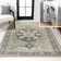Maris Ornate Medallion Machine-Washable Green/Tan/Blue Rug