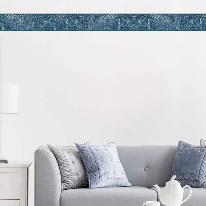 Bordure indigo Otar Shibori