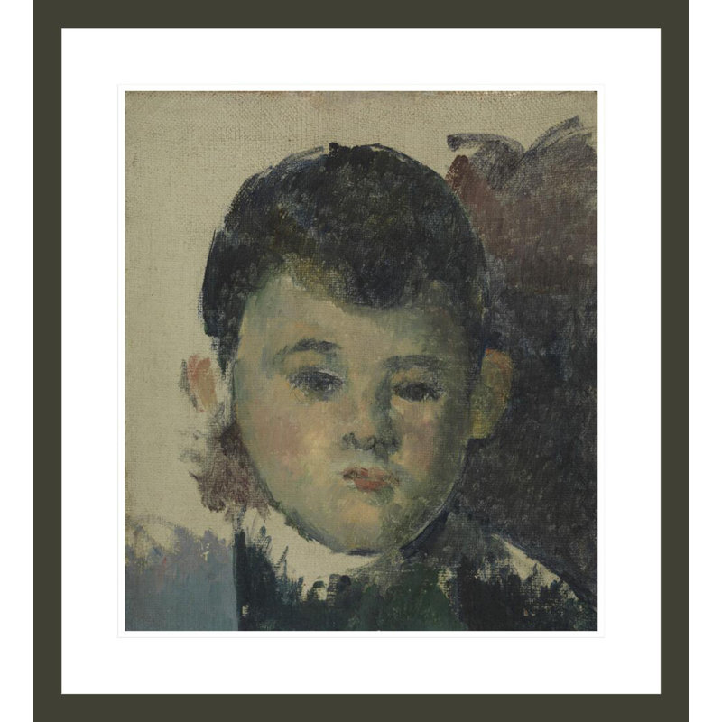 Portrait de Paul le fils de l'artiste par Paul Cézanne, H 25,89 po x l 23,5 po