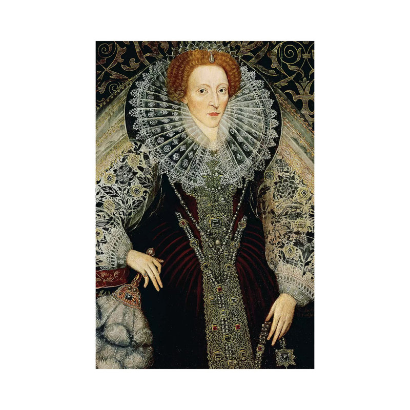 Queen Elizabeth I, C.1585-90 by John The Younger Bettes - Painting on Canvas, Wrapped Canvas