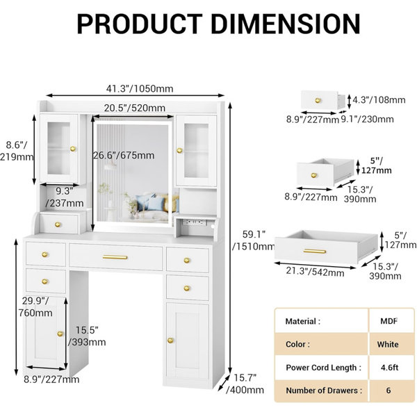 Dimensions du produit
