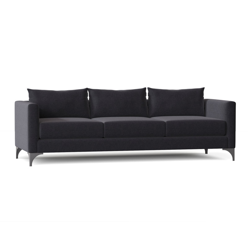 Vess Upholstered 87'' Sofa, Judson Denim