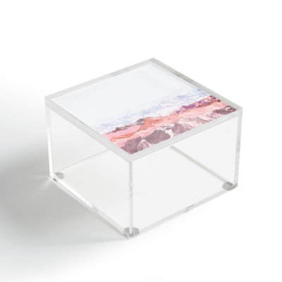 Boîte en acrylique iveta abolina montagnes iii