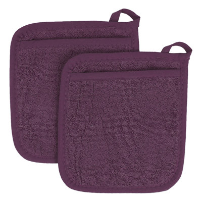 Terry Pocket Mitt, Set Of 2