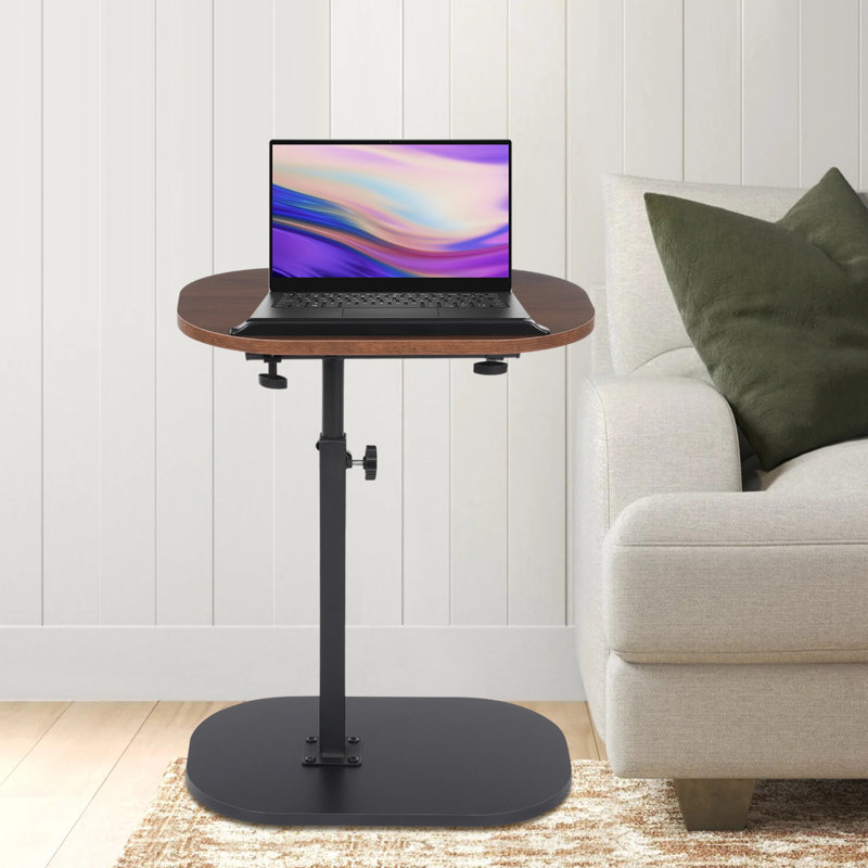 C-Shaped Height Adjustable Side Table