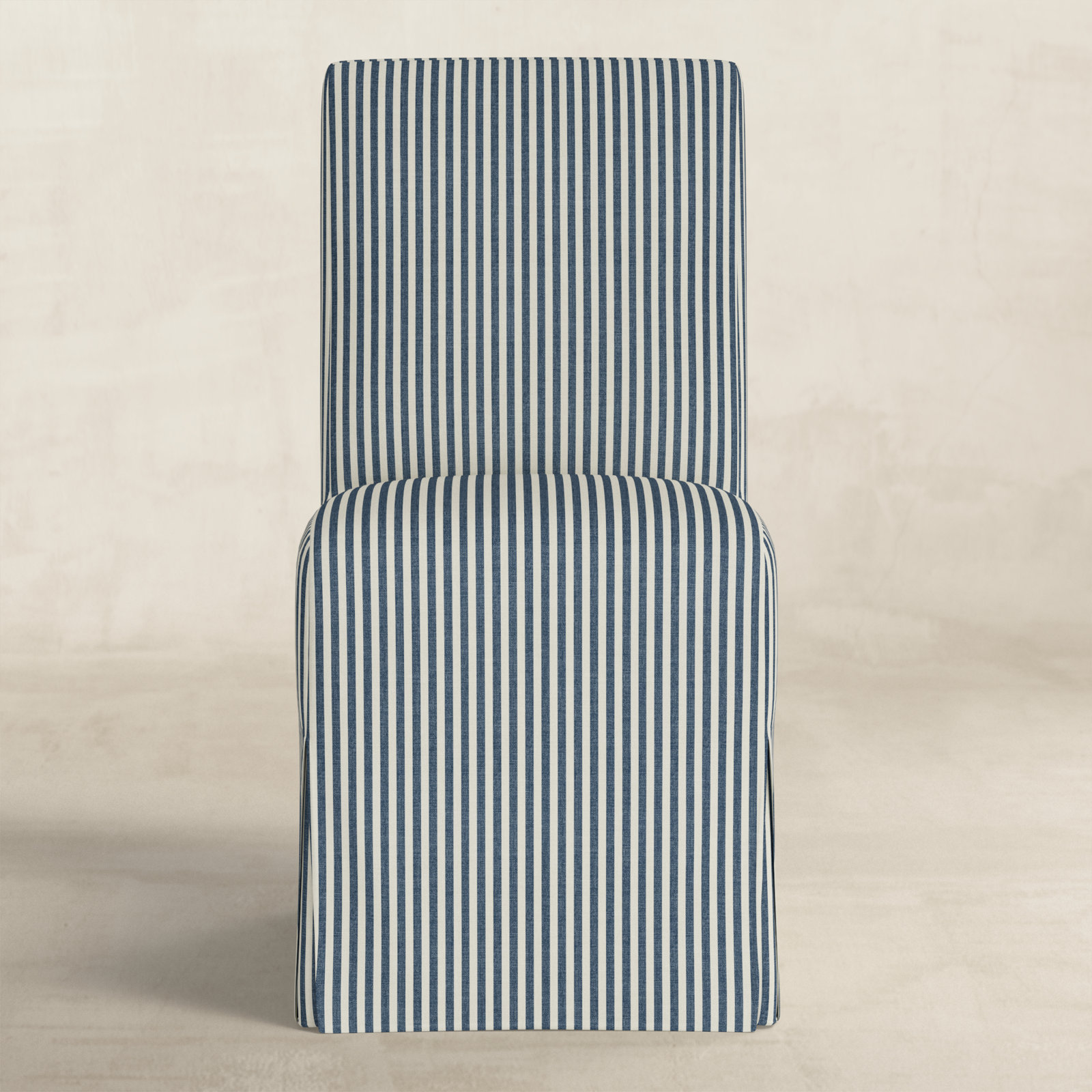 Stoffer Home x Cloth & Co. Lindy Dining Chair, Denim Striped